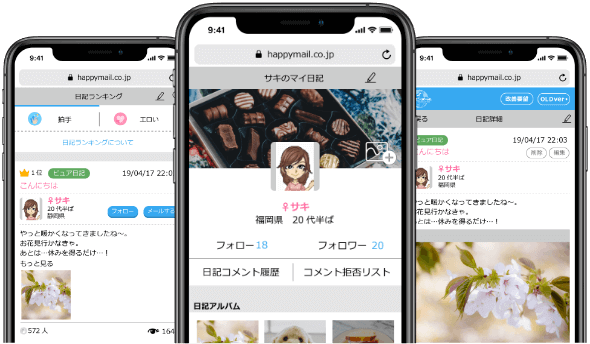 ハッピーメール日記