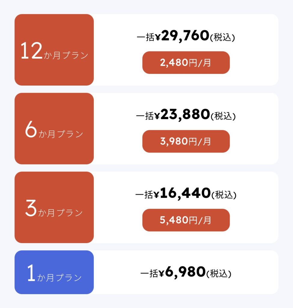 アネモネ　料金